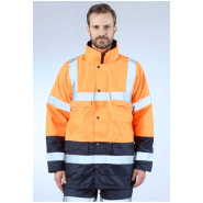 Ensembles parka et gilet pluie et froid 150D Sononyl Haute Visibilité - EPGFRHVSYOGMN-DM04_0