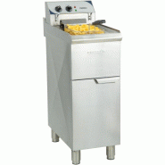 Friteuse inox électrique 10 Litres sur meuble, 9000 W, 400 V - TRI Friteuse inox électrique 10 Litres sur meuble, 9000 W, 400 V - TRI
