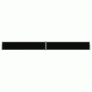 Helloshop26 - Auvent latéral rétractable 117 x 1200 cm noir 02_0007428 - noir aluminium 3000392047765