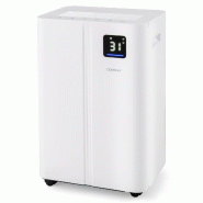 Helloshop26 - Déshumidificateur 25,5 litres pour grands espaces jusqu'à 25 ㎡ avec 3 modes ambiance cosy en ABS blanc 20_0011705 - 3000226864537