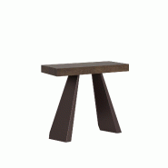 Itamoby Console Extensible 90X40/196 Cm Diamante Small Premium Walnut Structure Ours - marron VE090CODIMSMA-NC-FO-OR