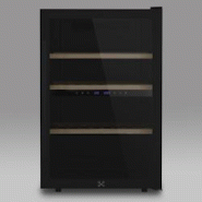 Les Petits Champs CAVCDB62 - Cave de conservation dual zone noire 62 bouteilles - noir CAVCDB62 Les Petits Champs CAVCDB62 - Cave de conservation dual zone noire 62 bouteilles - noir CAVCDB62