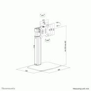 Neomounts FPMA-D865BLACK Support d'écran à  poser 10-32" - ressort à  gaz