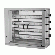 Rôtissoire électrique 4 broches 24 poulets MCM 4EE/4EEN   (Puissance : 18 Kw) - Puissance:18 Kw_0