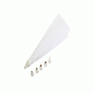 Schneider - Poche à douille ménagère, 1a - 31 cm - blanc plastique 350145