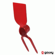 Serfouette panne et fourche sans manche 120 cm - Gouvy - Idéal pour potager et massifs d'arbustes