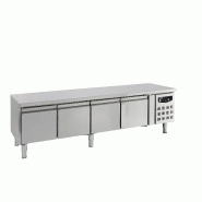 Table réfrigérée 650 haute 4 portes l2230mm 7450.0765 COMBISTEEL