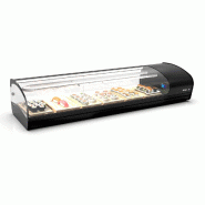Vitrine réfrigérée à sushi SHARK - Double froid - Cuve plane - 1320 mm - SK6SP | Sayl Barcelona