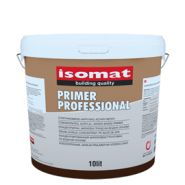 0205/6 - primer professional - primaire acrylique concentré - isomat - a base d’eau - consommation : 15-20 m²/l/couche