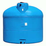 Cuve 2000l Aérienne De Récupération D'eau - Réservoir Cylindrique Bleu - Elbi Pa2000