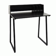 Décoshop26 - Bureau table d'ordinateur 82x51 cm Support pour livres et documents inclus structure en métal et MDF noir 04_0006059 - noir 3000261622451 Décoshop26 - Bureau table d'ordinateur 82x51 cm Support pour livres et documents inclus structure en métal et MDF noir 04_0006059 - noir 3000261622451