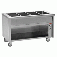 Diamond - Élément bain-marie sur armoire ouverte 6 GN 1/1 - réf. BT23 - AKS-BT23