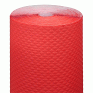 Nappe en rouleau cellulose extra damassé rouge 1,20x100m - par 4