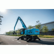 Pelle hydraulique SMHW40EG - 40 tonnes électrique sur batterie pour recyclage, portuaire et industrie du bois