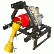 Pompe à eau 3 haut débit - Pour tracteur dès 20 CV - 60 000 L/h - attelage 3 points avec cardan inclus MW Tools PTWP6000