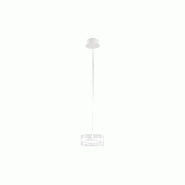 Suspension LED 14 W en métal et aluminium, double émission, finition blanc mat, intensité variable, diamètre 20 cm - Perenz - blanc 8216 B LC Suspension LED 14 W en métal et aluminium, double émission, finition blanc mat, intensité variable, diamètre 20 cm - Perenz - blanc 8216 B LC