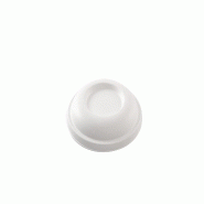 Betik Ecoline – 600 unités – Couvercle rond bagasse blanc – Ø 150 mm – pour Bol 500 ml - blanc Bagasse 1011029