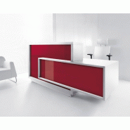 Bureau d'accueil original modèle Foro - MDD - Bordeaux, Blanc, A droite_1