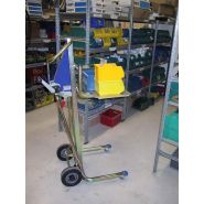 Diable de manutention - Élévateur manuel pour charges jusqu'à 120 kg - Élévation jusqu'à 1100 mm_1