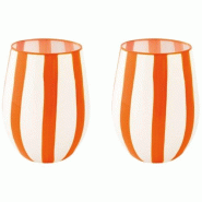 EASY LIFE Set 2 verres à eau 50 cl Orange - Twist & Match - 035-1247020 EASY LIFE Set 2 verres à eau 50 cl Orange - Twist & Match - 035-1247020