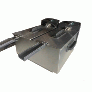 Friteuse électrique d'occasion - Capacité 2x3L - Puissance 2x1.8 kW - Température max 190°C Friteuse électrique d'occasion - Capacité 2x3L - Puissance 2x1.8 kW - Température max 190°C