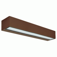 Gea Luce Applique Led 2X15W Ges2248 Double Émission Cct 3000K/4000K/5000K, Structure En Aluminium Moulé Sous Pression Marron - Gealuce - marron GES2
