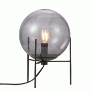 Nordlux Lampe à poser ALTON 20 Verrerie Noir, H.29 - IP20 - E14 / Intérieur - noir 5701581452886