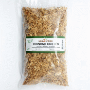 MesZépices - Oignons grillés déshydratés en lamelles - Sachet de 1 kg - 3662310431300