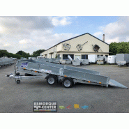 Remorque plateau basculant - IFOR WILLIAMS - CT166 - 487 x 198 cm - PTAC : 3500 kg - Référence CT167-IFW