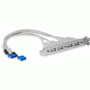 StarTech Equerre USB 4 ports - Adaptateur de Slot 4 ports