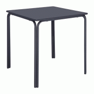 Table carrée en acier Bolero Adeline 700mm bleu ardoise - HZ355