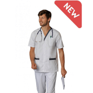 Tunique homme manches courtes Liam 210 gr/m2 - TNQLMBCDN-SN03/MCH_0