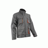 Veste - paddock ii - 60% co/40% pes 245g/m2 - gris/orange - COVERGUARD | 5pav150 Veste - paddock ii - 60% co/40% pes 245g/m2 - gris/orange - COVERGUARD | 5pav150