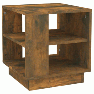 VidaXL Table basse chêne fumé 40x40x43 cm bois d'ingénierie Modèle Céleste Design - 813089