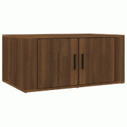 VidaXL Table basse Chêne marron 80x50x36 cm Bois d'ingénierie Modèle Sirius Nordique - 816519