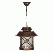 WellHome - Lampe d'extérieur 26 x 26 x 56 cm en ABS marron - marron WH4762