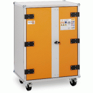Armoire anti-feu batteries avec roulettes 8/10 Eco LockEX 2.0 - CEMO - 12107F Armoire anti-feu batteries avec roulettes 8/10 Eco LockEX 2.0 - CEMO - 12107F