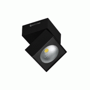 Beneito & Faure Applique Rubyc Tricolore 14W À Led Carrée Noire Orientable - noir 8436590202883