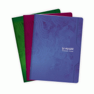 Calligraphe Lot de 10 Cahier Ligne 7000 24x32, 96p./48 feuilles 70 g/m² piquées, quadrillé 5x5 - 3210330074955