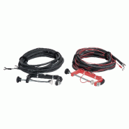 CHAUVIN ARNOUX - Jeu de 2 cordons Kelvin 200A 6m avec connexion serre-joints pour microohmmetre 200A CA 6292