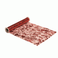 Chemin de table Eclats rouge 29cm x 5m