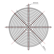 Grille fermée de ventilation - tf gxxxc