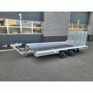GTM 4m x 1m80 Gooseneck porte engin 2 x essieux 1800 kg GTM 4m x 1m80 Gooseneck porte engin 2 x essieux 1800 kg