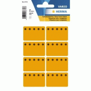 HERMA 48 étiquettes congélation orange fluo, format 26 x 40 mm (6 feuilles 9x16 / cdt) - 3774