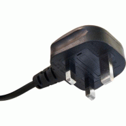 ECC542U, Cordon de chargeur pour pompes séries SC et XC2, 1,5 m, 240 V, United Kingdom