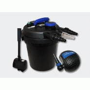 KIT DE FILTRATION À PRESSION 6000L UVC 11 WATTS POMPE FONTAINE 4216199 KIT DE FILTRATION À PRESSION 6000L UVC 11 WATTS POMPE FONTAINE 4216199