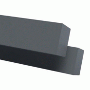 Profilé rectangulaire PVC gris - 41R01020010 - 020x010 mm