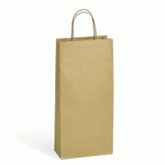 Sac 2 bouteilles éco 70% recyclé 18x8x39cm - par 50