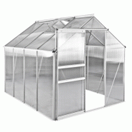 Serre de jardin basic 6 - 4,55 m² - 253 x 192 x 194 cm Serre de jardin basic 6 - 4,55 m² - 253 x 192 x 194 cm