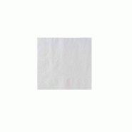 Serviette jetable blanche 2 plis 33x33 cm - 50 pièces - Ecobioshopping - 0605848395860